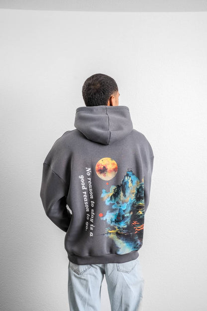 Galaxy View Oversize Sweatshirt Withinblack