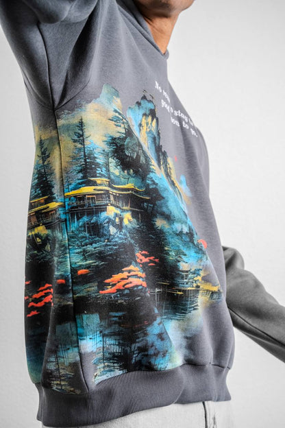 Galaxy View Oversize Sweatshirt Withinblack