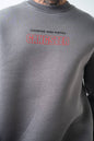 Gangster Oversized Sweatshirt: Urban Streetwear & Graphic Design Withinblack