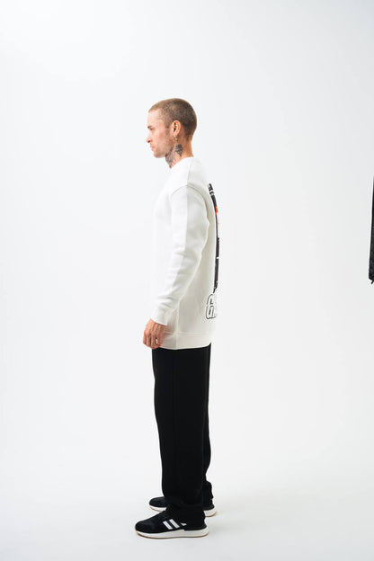 Gangster Oversized Sweatshirt: Urban Streetwear & Graphic Design Withinblack