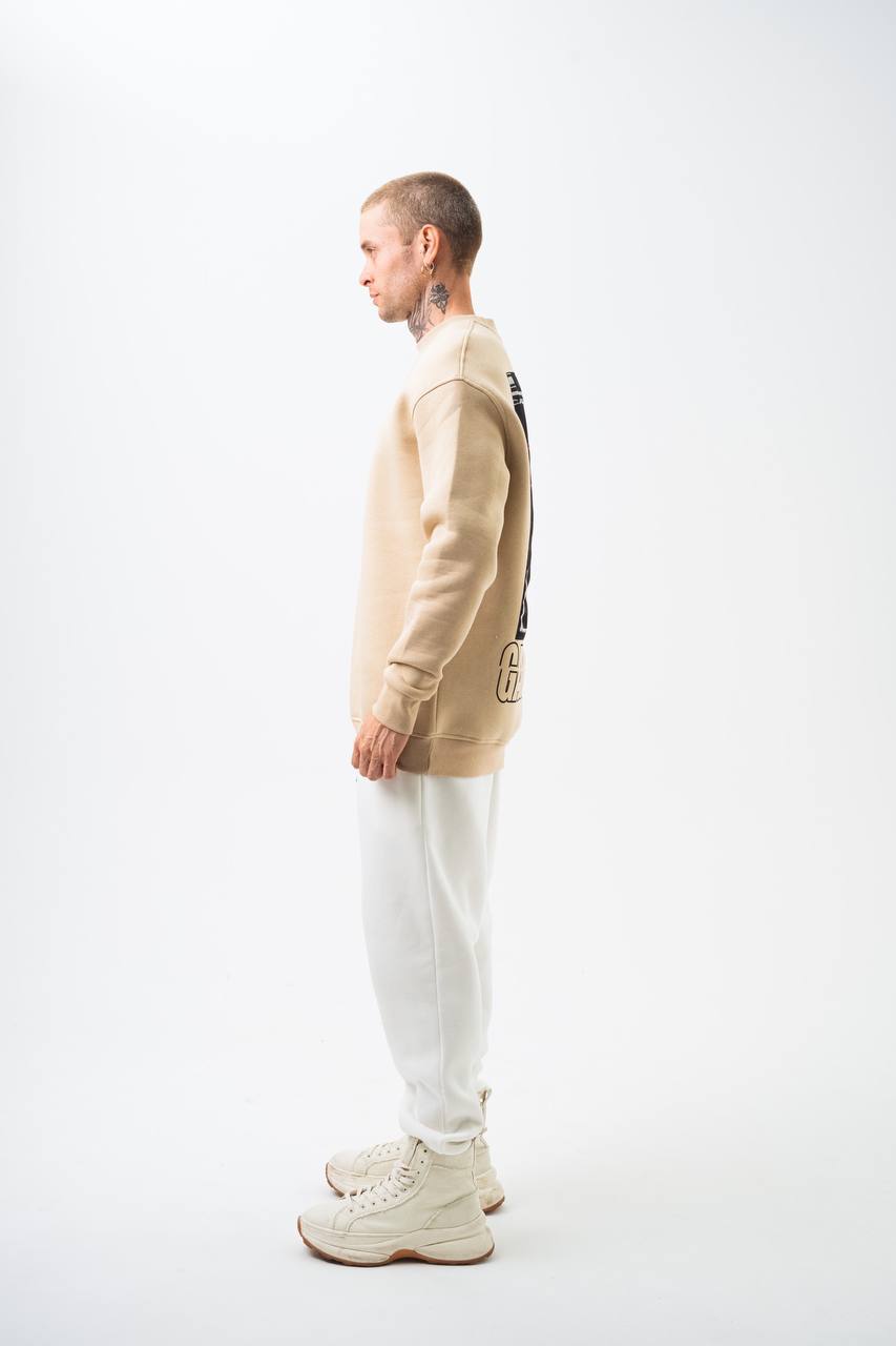 Gangster Oversized Sweatshirt: Urban Streetwear & Graphic Design Withinblack