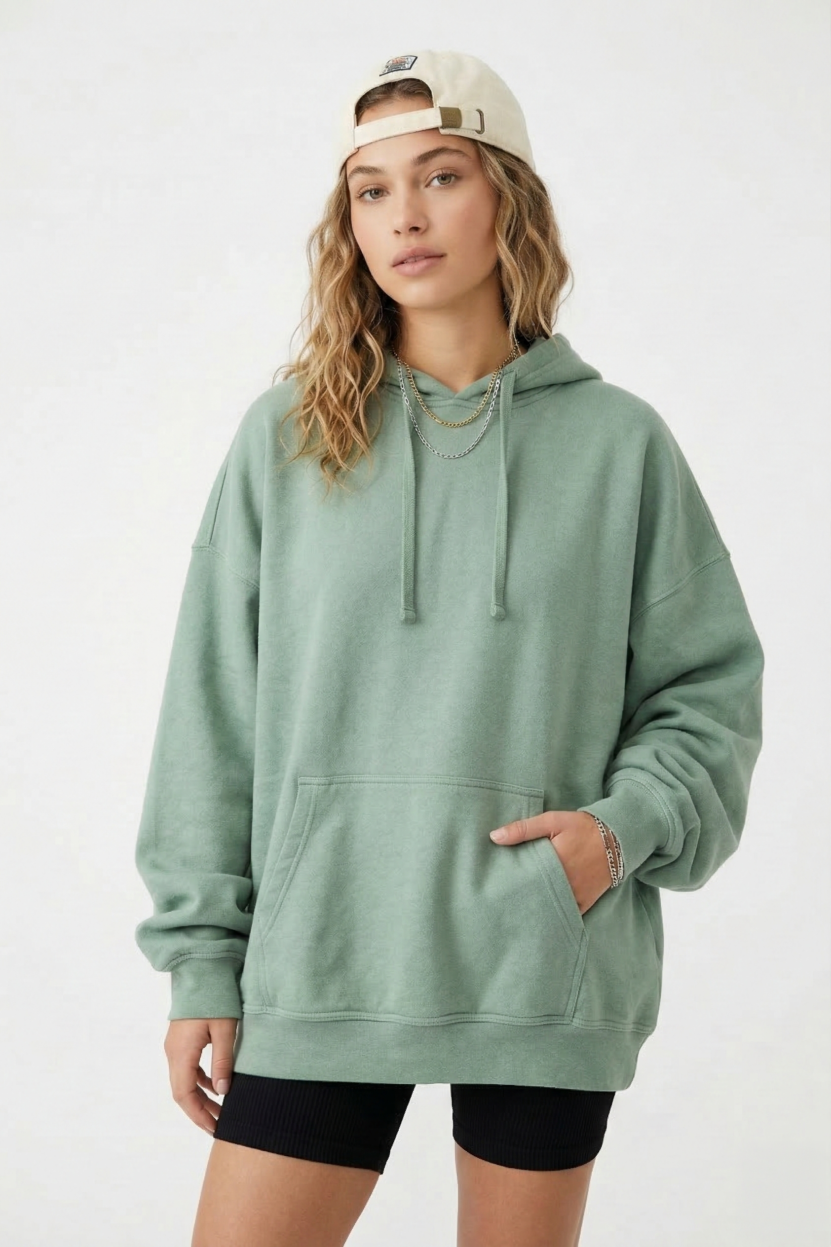 Premium Sage Oversized Unisex Hoodie | Ultra-Soft Cotton Blend Tinyloverclothing