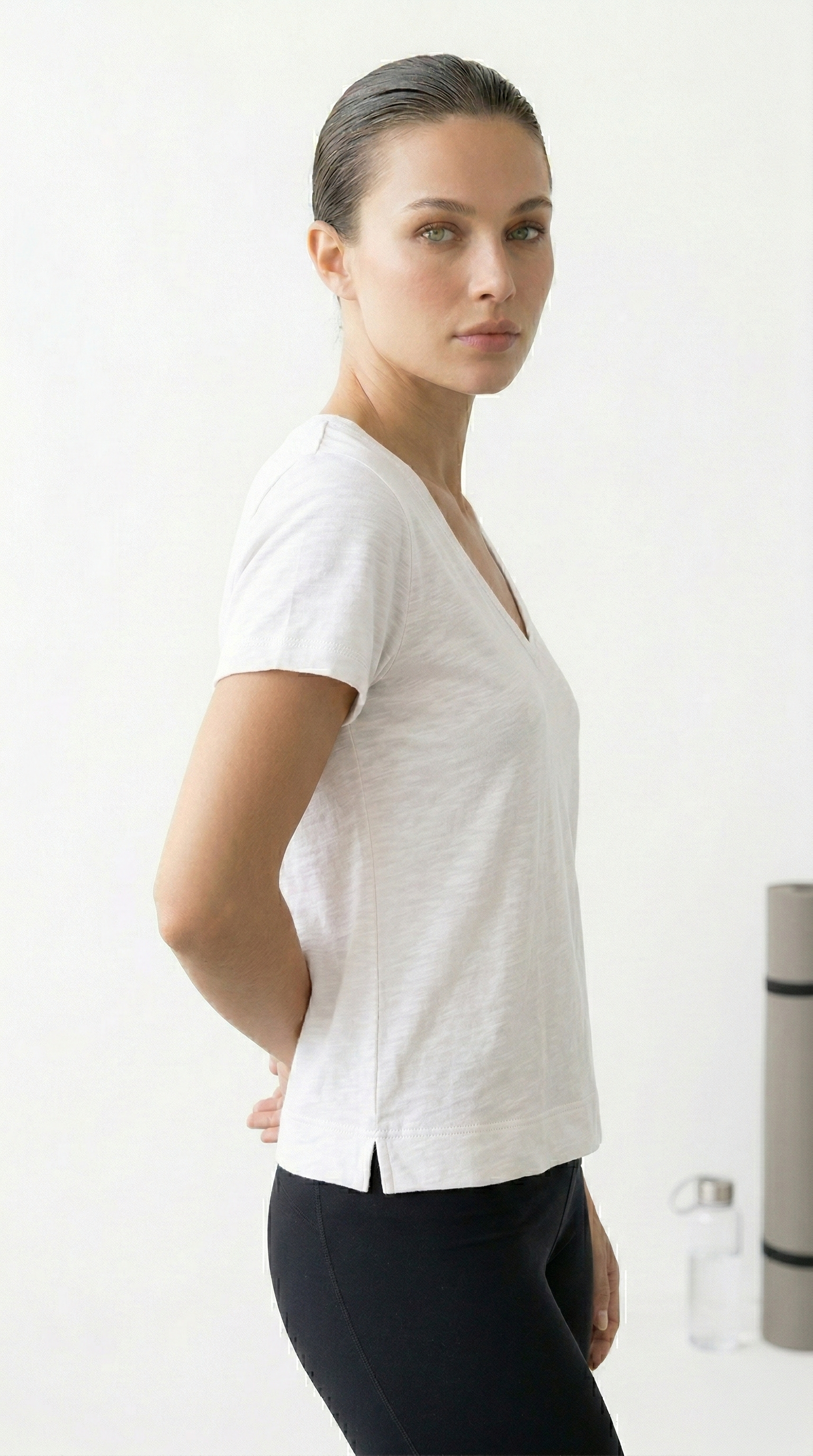 Everyday Effortless V-Neck Tee - 100% Cotton Tinyloverclothing