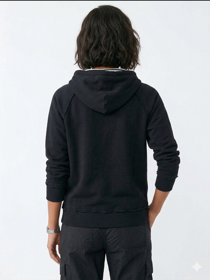 The Off-Duty Oversized Hoodie | Black Tinyloverclothing