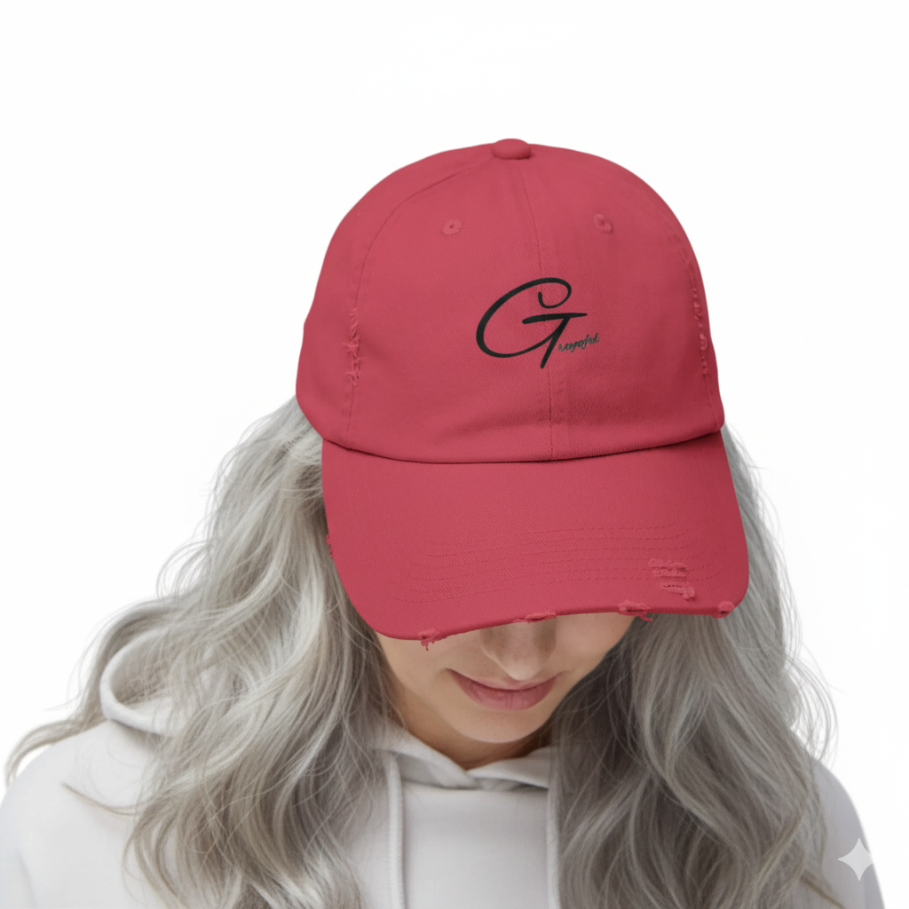 Grayceful Distressed Cap Grayceful LLC