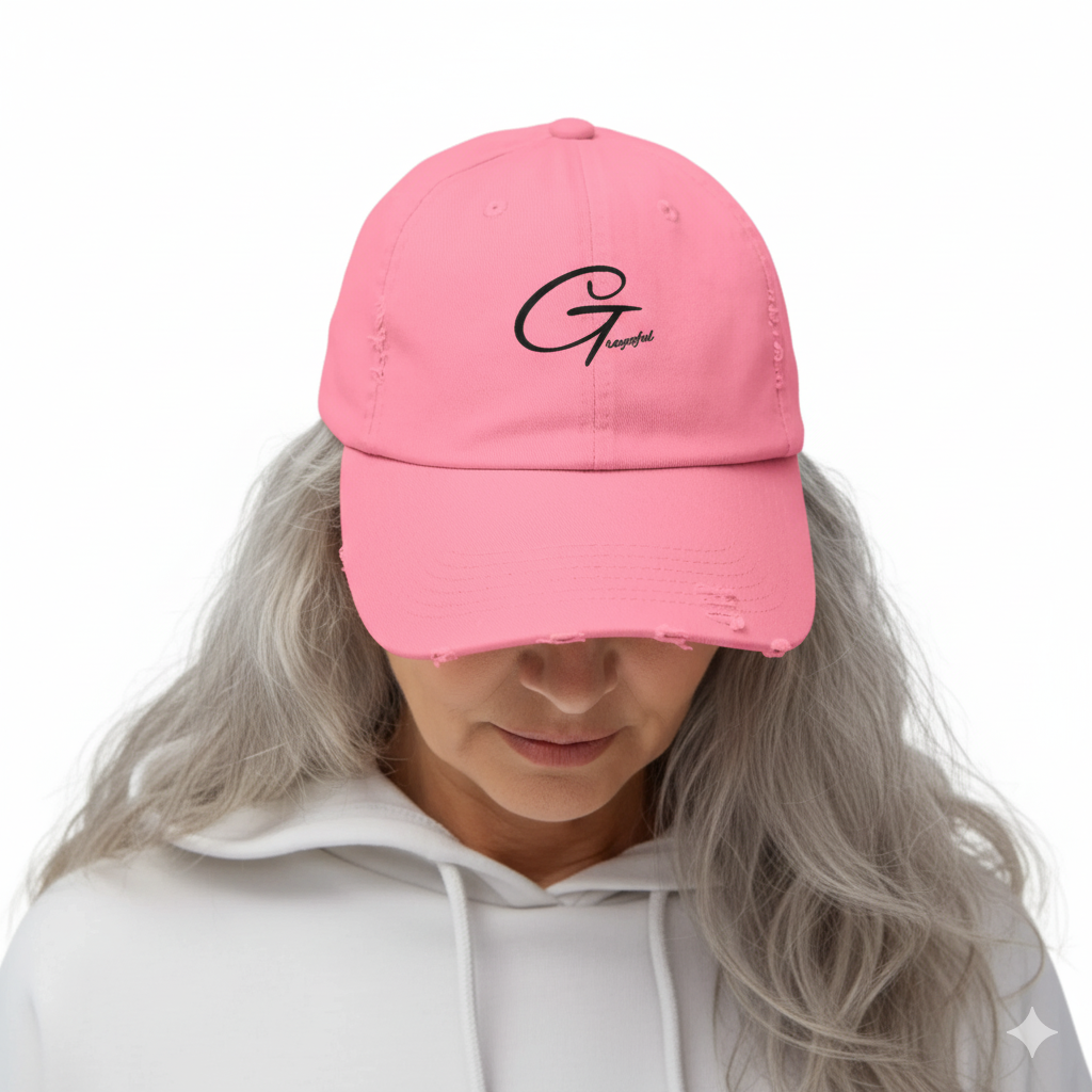 Grayceful Distressed Cap Grayceful LLC