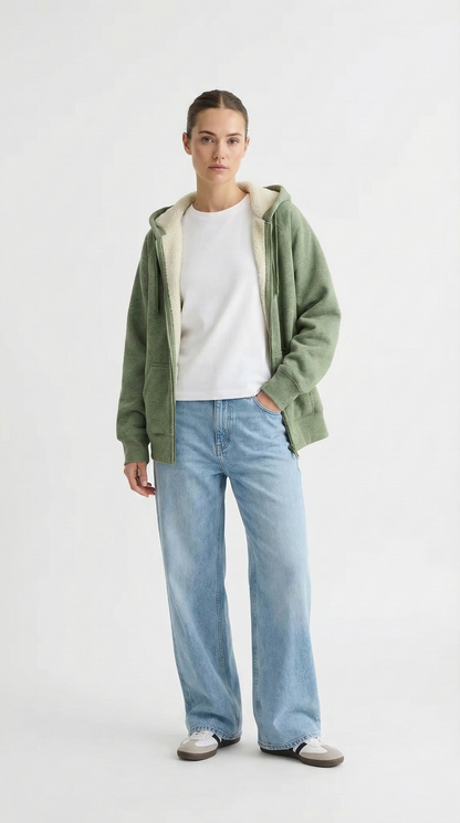 Unisex The Ultimate Everyday Layer: Sage Green Hoodie 🌿 Tinyloverclothing