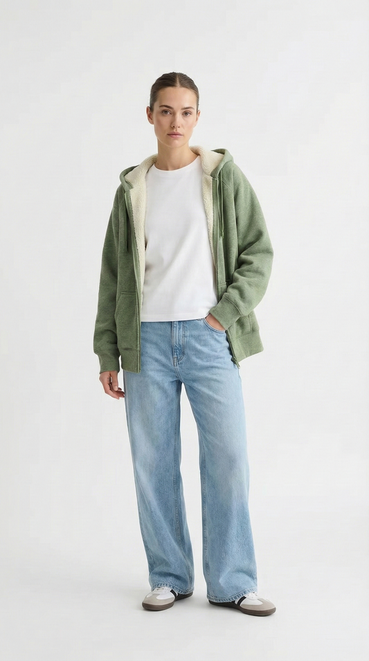 Unisex The Ultimate Everyday Layer: Sage Green Hoodie 🌿 Tinyloverclothing