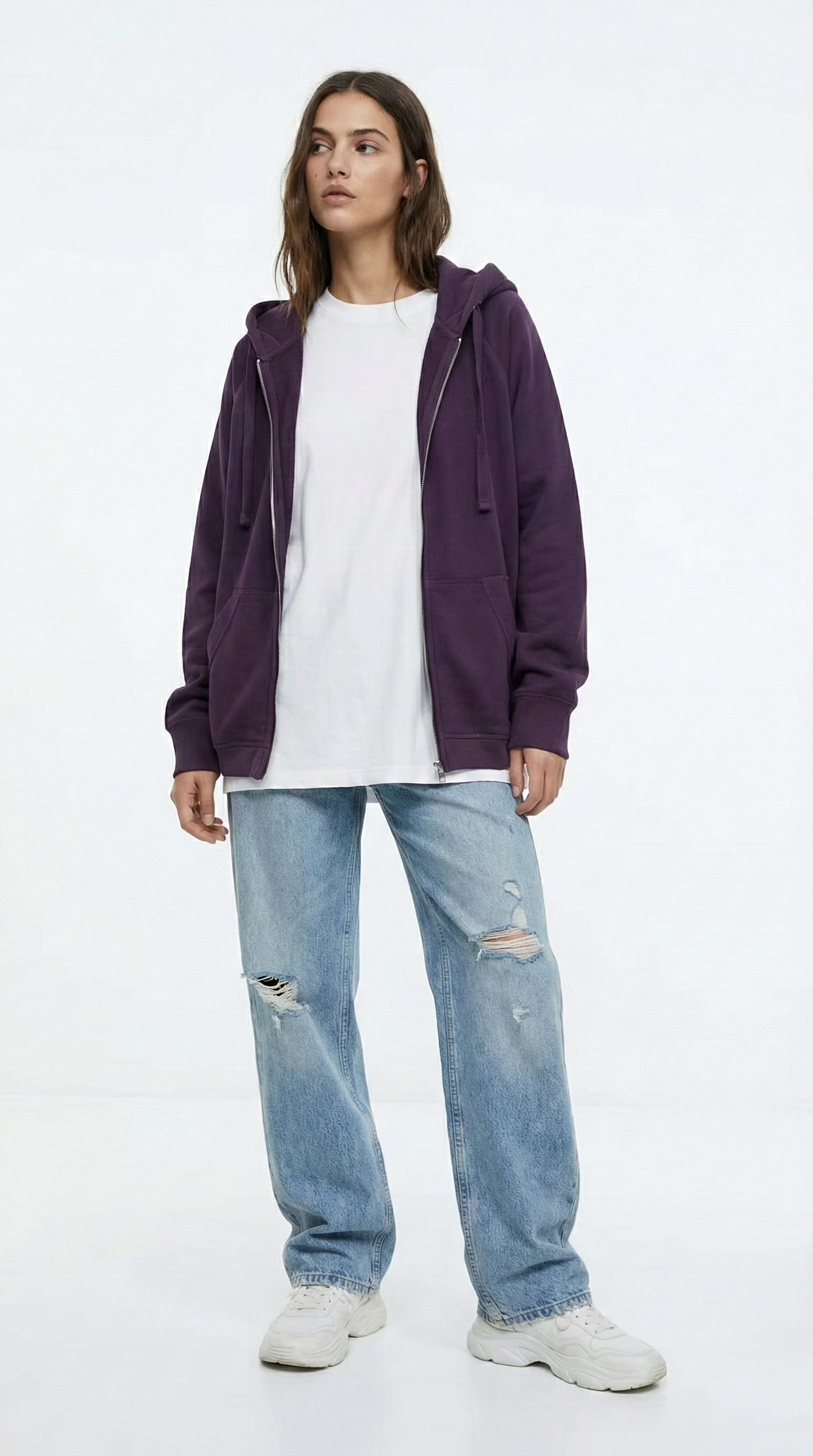 Unisex Soft-Touch Heavyweight Zip Hoodie Tinyloverclothing