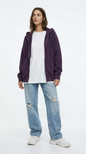 Unisex Soft-Touch Heavyweight Zip Hoodie Tinyloverclothing