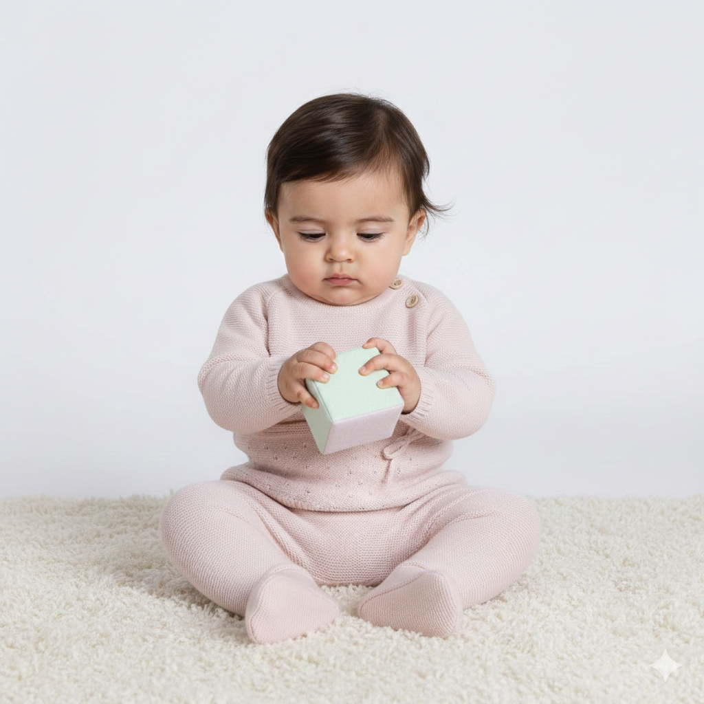 Pink Knit 2-Piece Set Honey and Hive