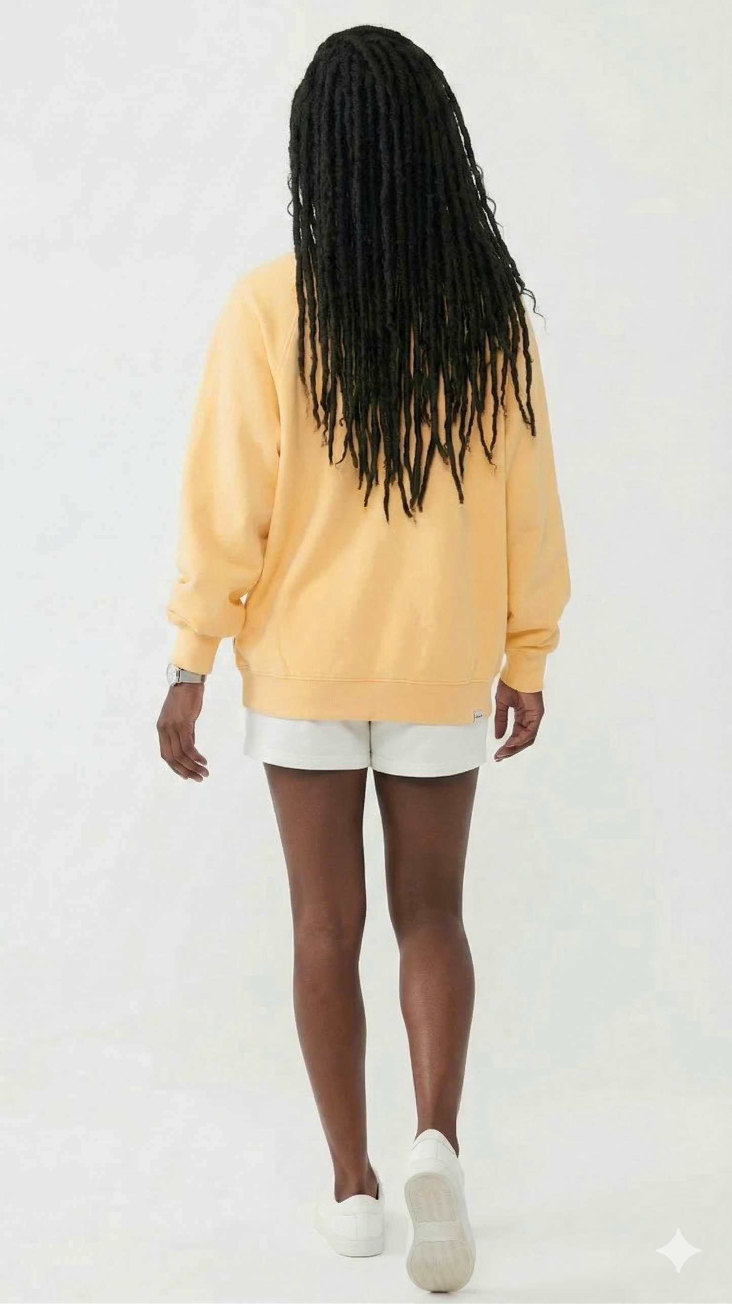 Butter Yellow Oversized Raglan Sweatshirt Tinyloverclothing
