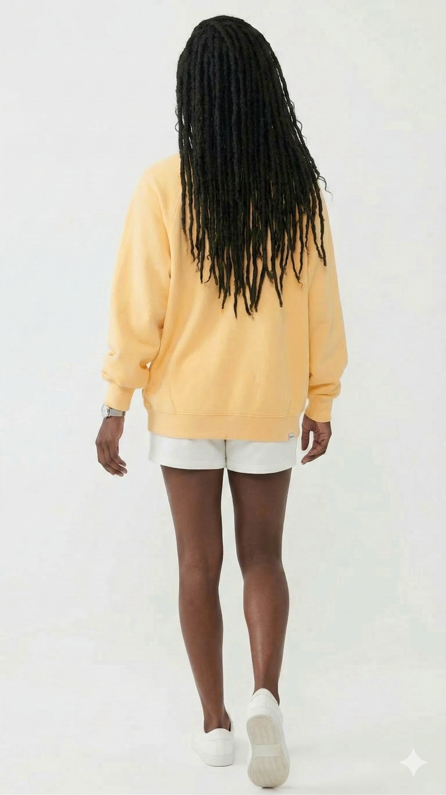 Butter Yellow Oversized Raglan Sweatshirt Tinyloverclothing