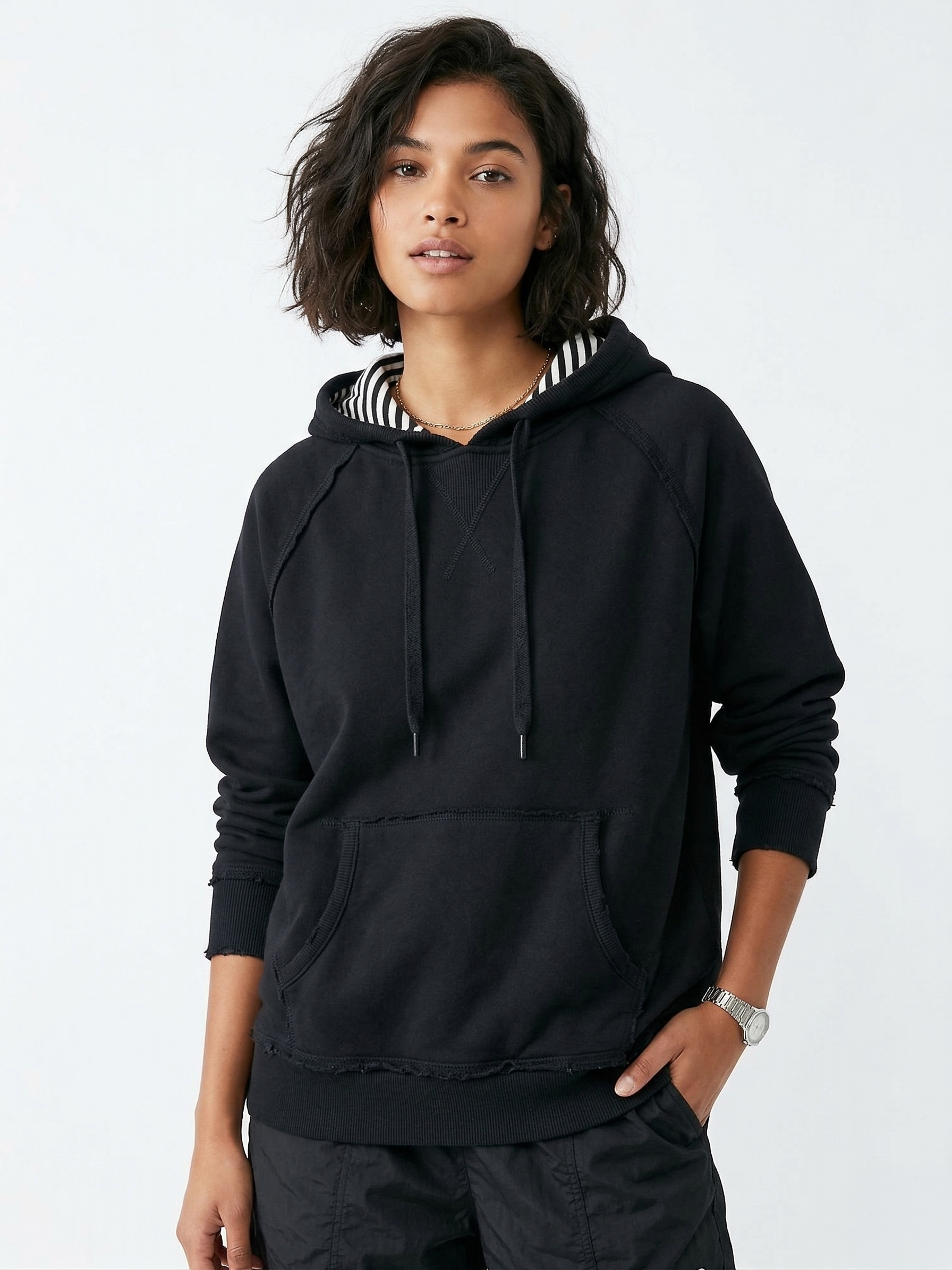 The Off-Duty Oversized Hoodie | Black Tinyloverclothing