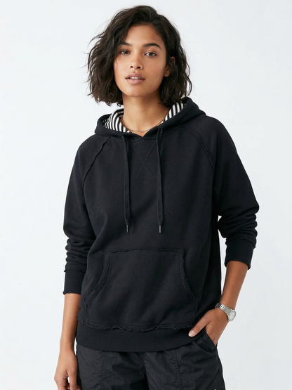 The Off-Duty Oversized Hoodie | Black Tinyloverclothing