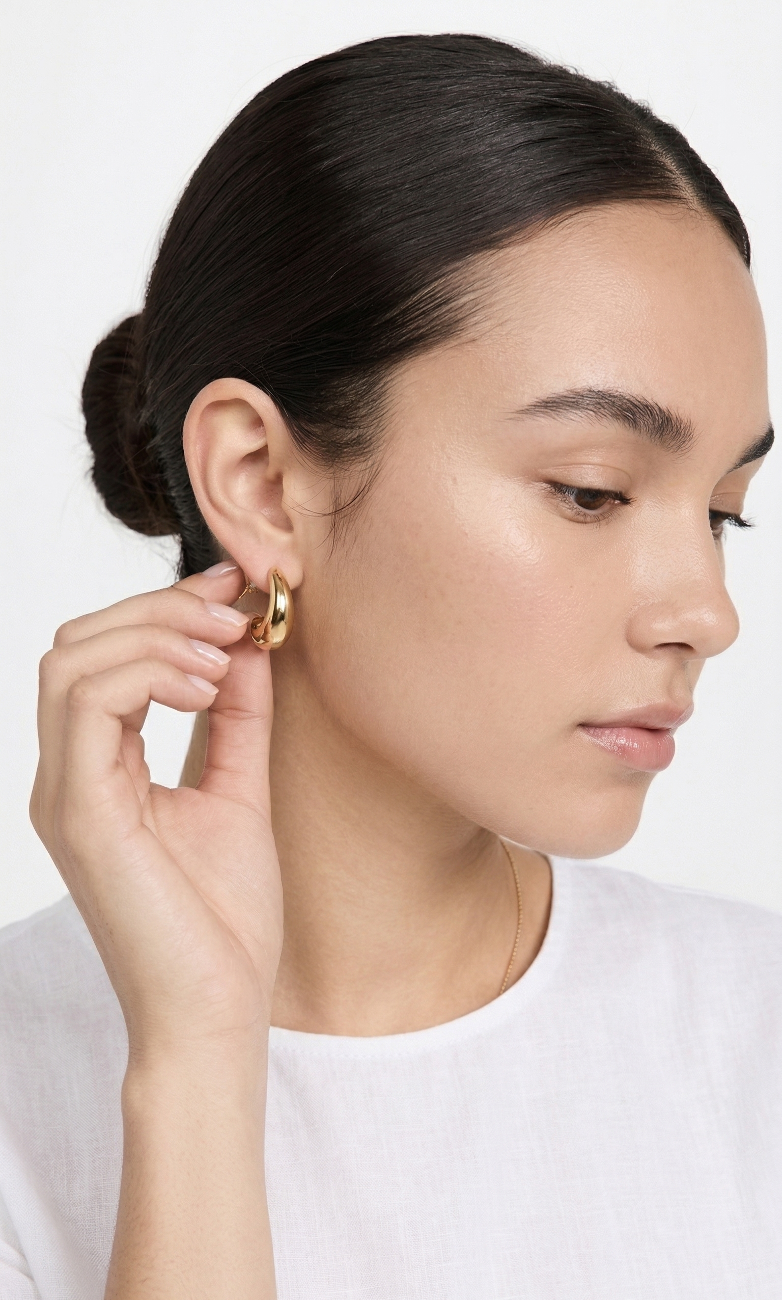 Minimalist Sculptural Gold-Tone Drop Earrings - ONLY 5 PAIRS LEFT! Tinyloverclothing