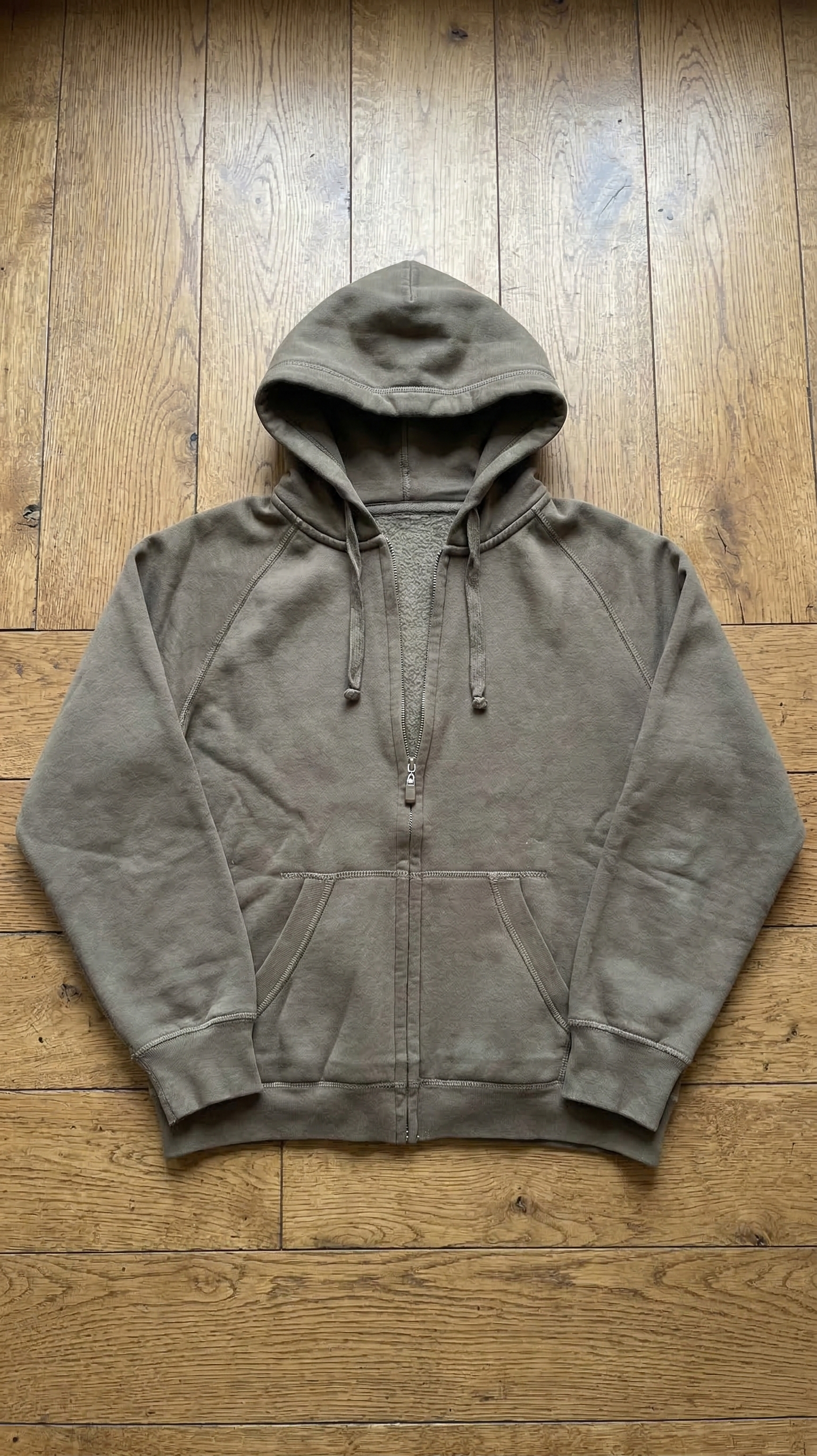 Mojave Oversized Zip Hoodie - Moss Tinyloverclothing