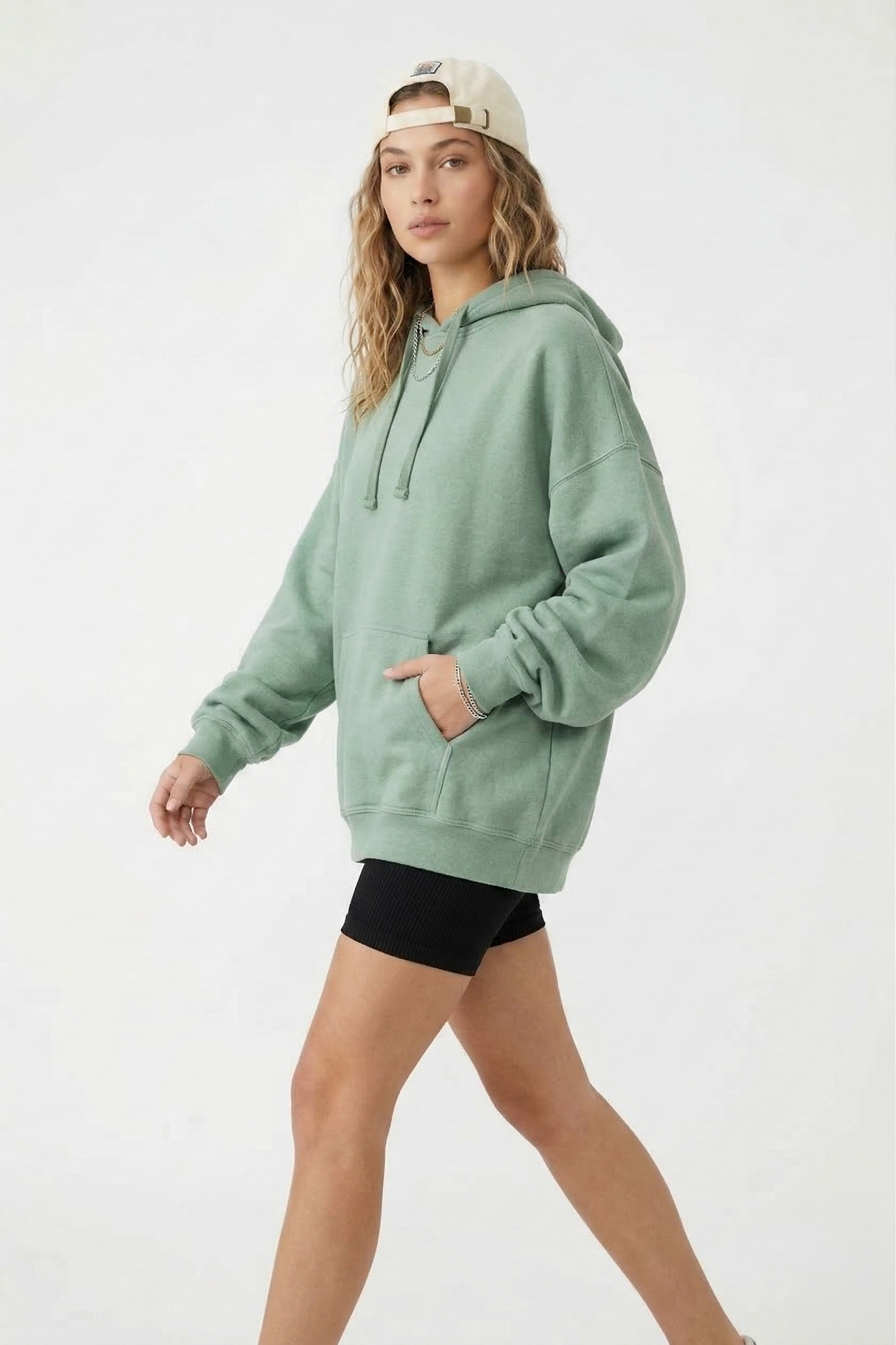 Premium Sage Oversized Unisex Hoodie | Ultra-Soft Cotton Blend Tinyloverclothing