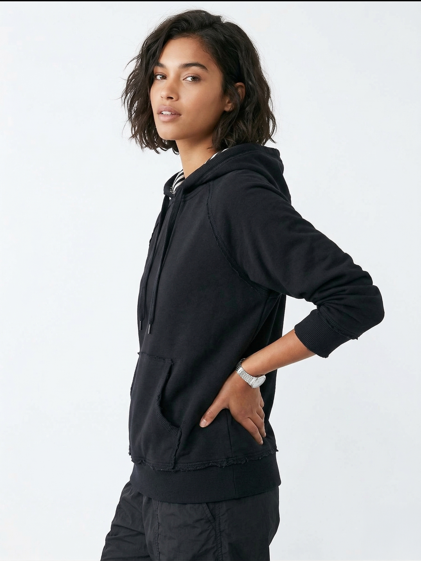 The Off-Duty Oversized Hoodie | Black Tinyloverclothing