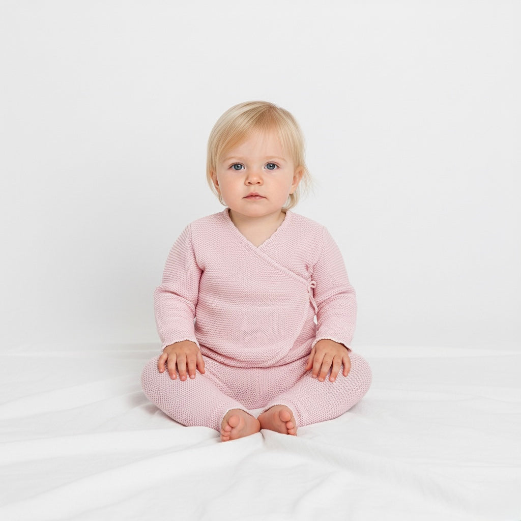 Luna Knit Pink 2-Piece Set Honey and Hive