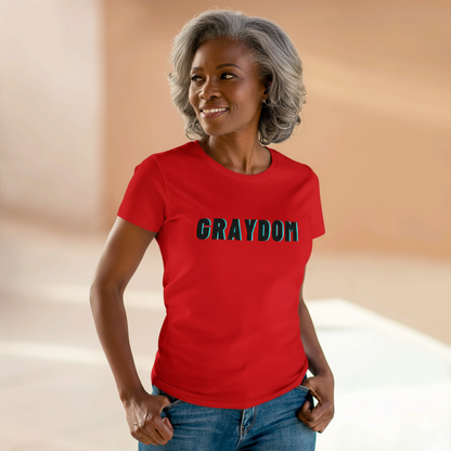 Graydom Women's Midweight Cotton Tee Graydom Grayceful LLC