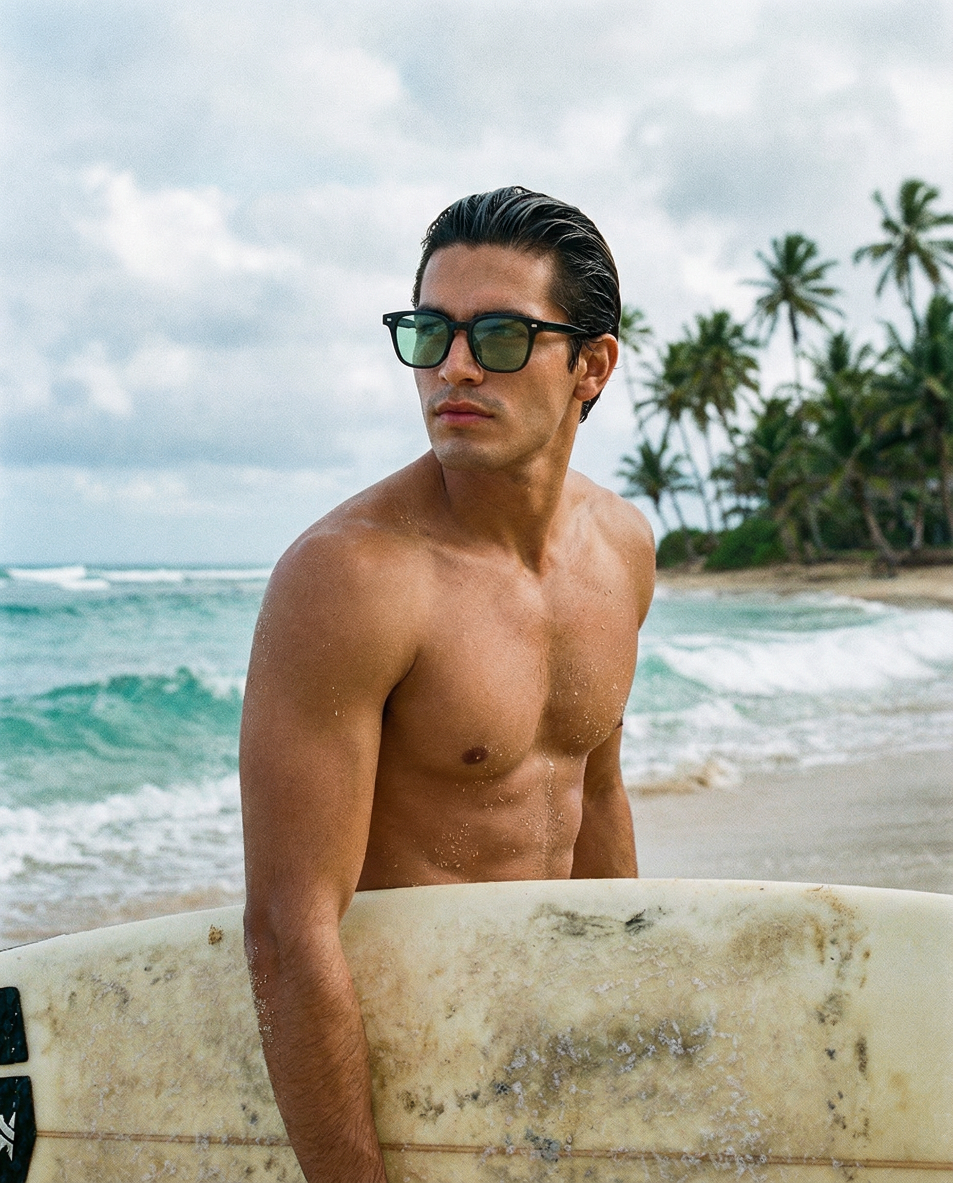 JESSIE Green Polarized Wayfarer Sunglasses | OHOs Surf Co. OHO's