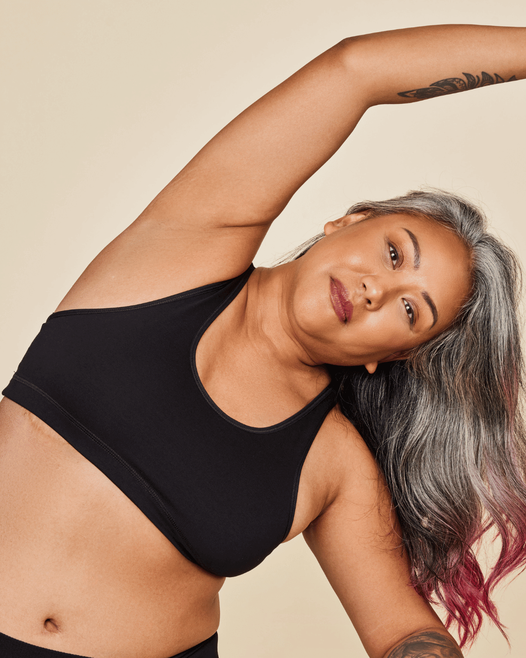 Glide Cotton Racerback Bralette Meadow
