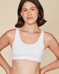 Glide Cotton Racerback Bralette Meadow