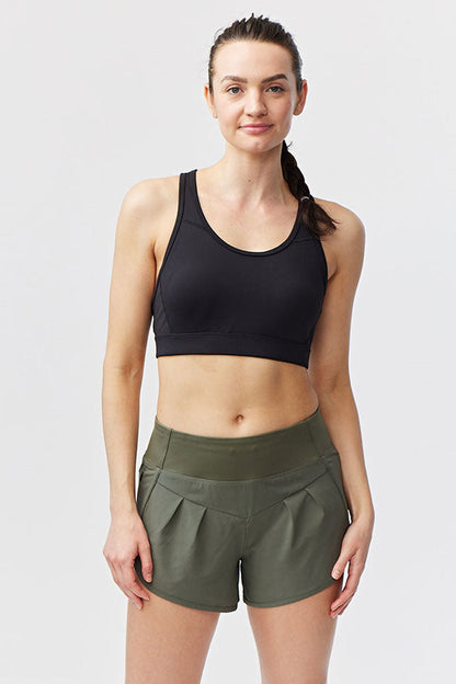 Sheva Women's High Rise Running Shorts Goal Five