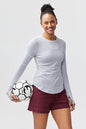 Foudy Women's Longsleeve Workout Top Goal Five
