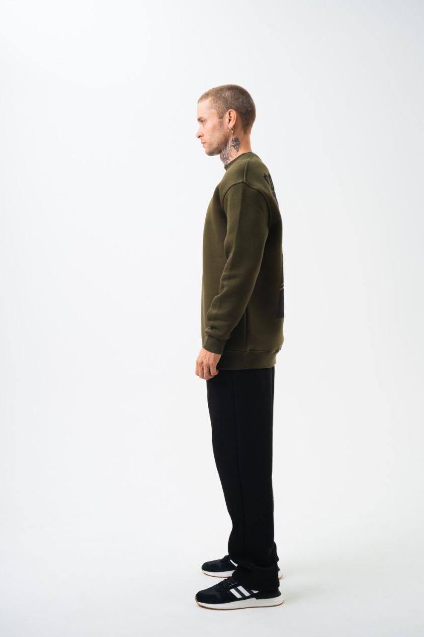 Gold Star' Urban Streetwear Sweatshirt: Weapon & Money Graphic Withinblack