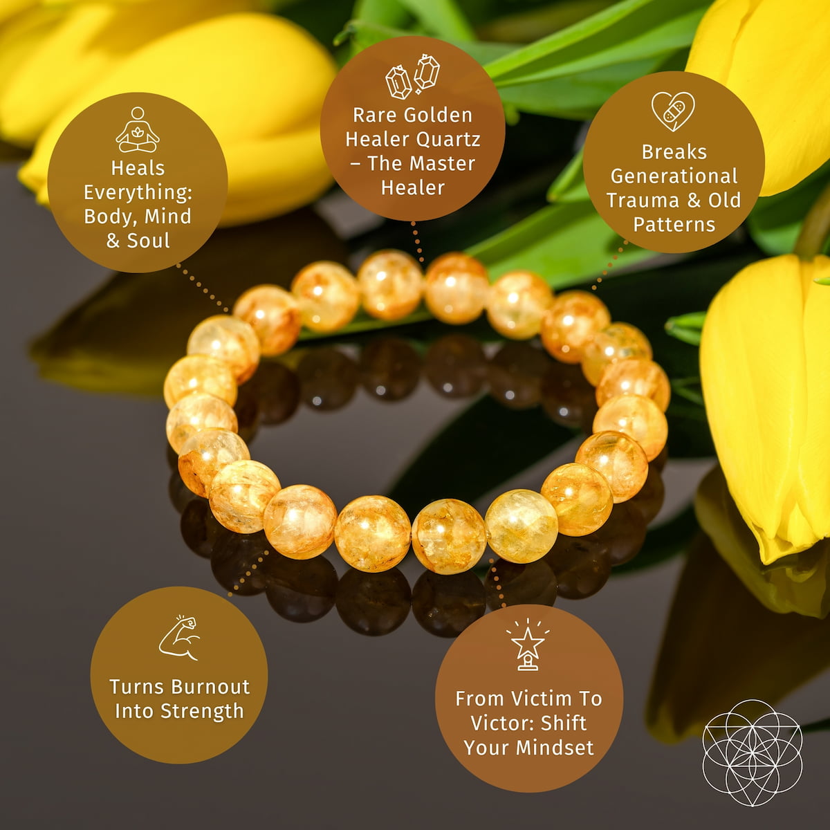 The Master Reset – Golden Healer Quartz Bracelet Conscious Items