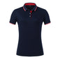Golf Women's Polo Shirt Lapel Slim Fit Short Sleeve