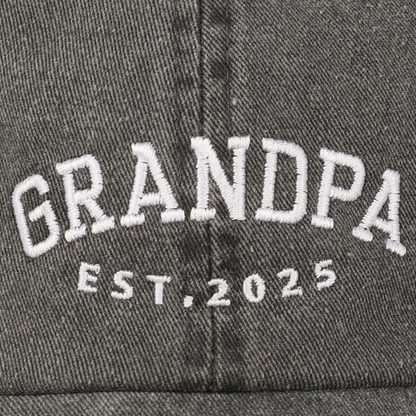 Grandpa Est. 2025 Hat Ivy + Cloth