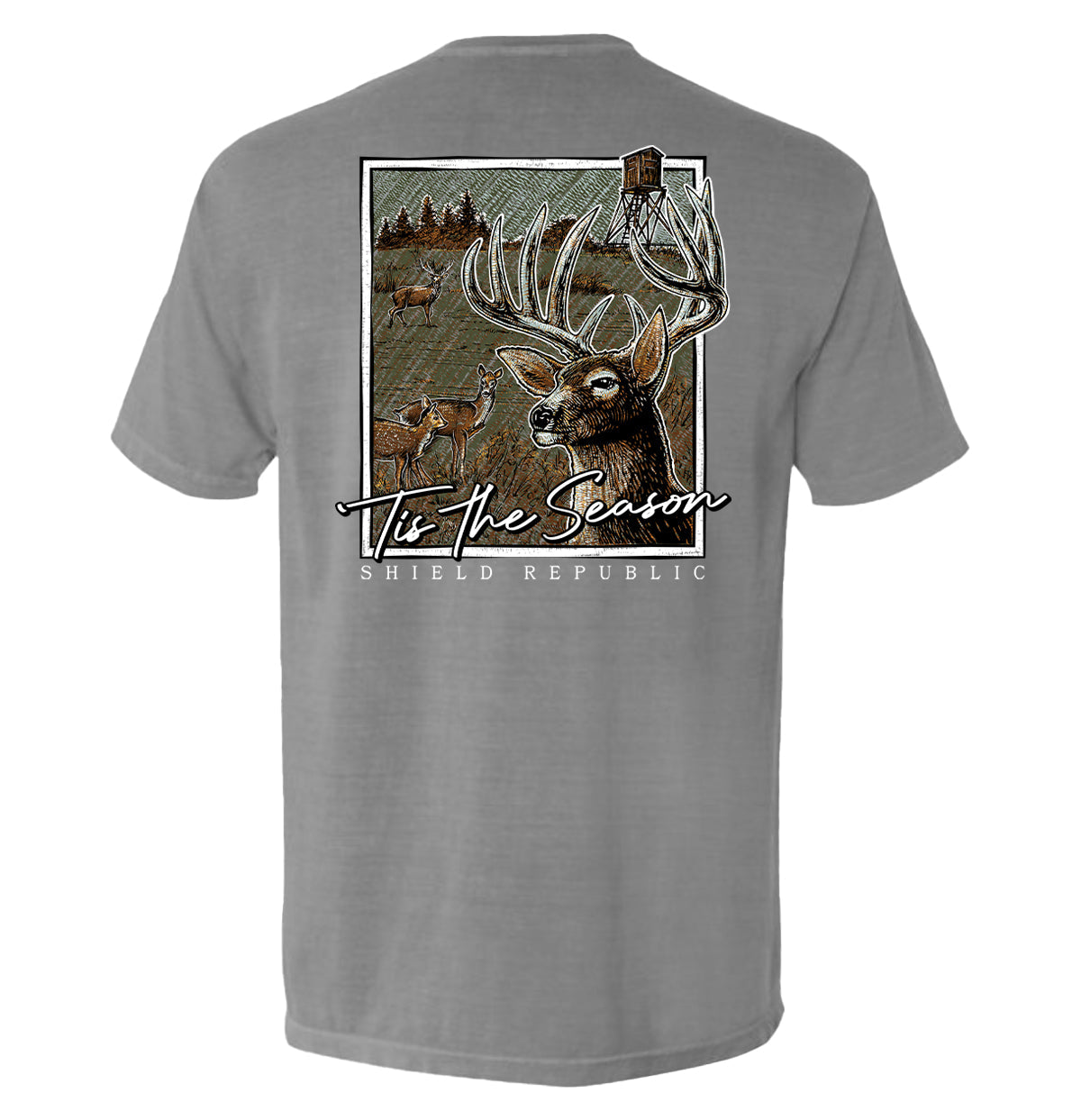 Tis the Season Deer Shield Republic