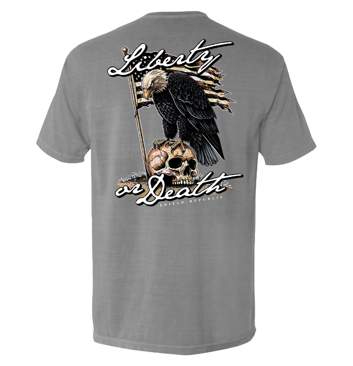 Liberty or Death Eagle Shield Republic