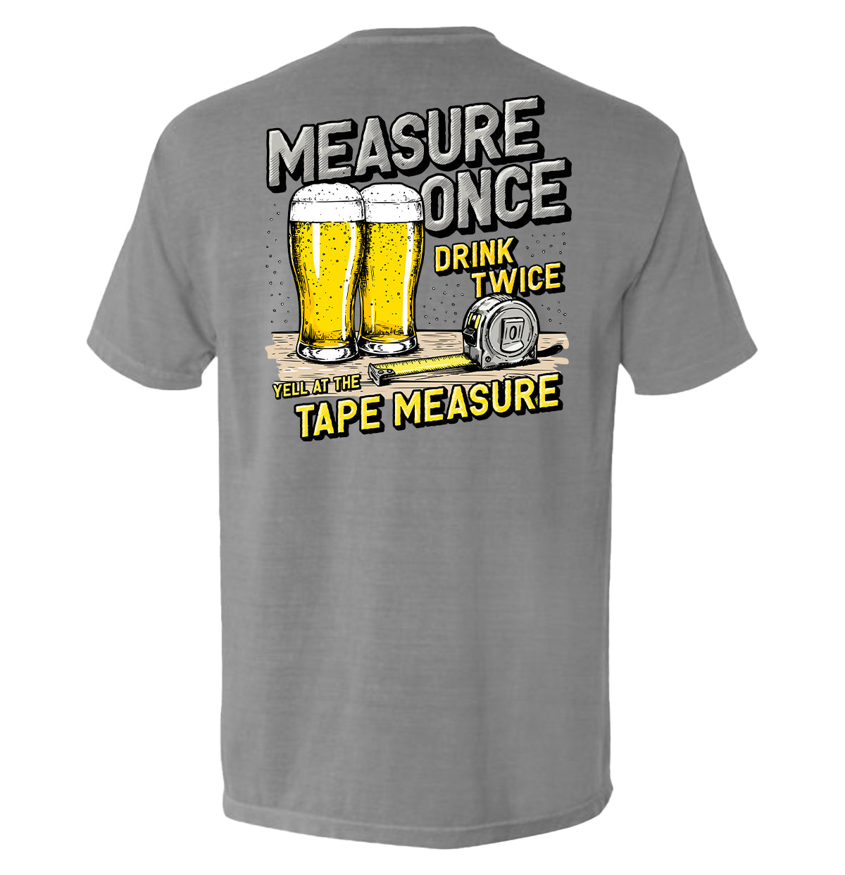 Measure Once Drink Twice Shield Republic
