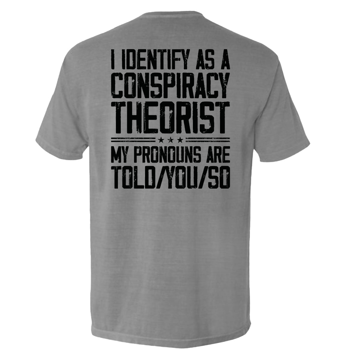 I Identify As A Conspiracy Theorist Shield Republic