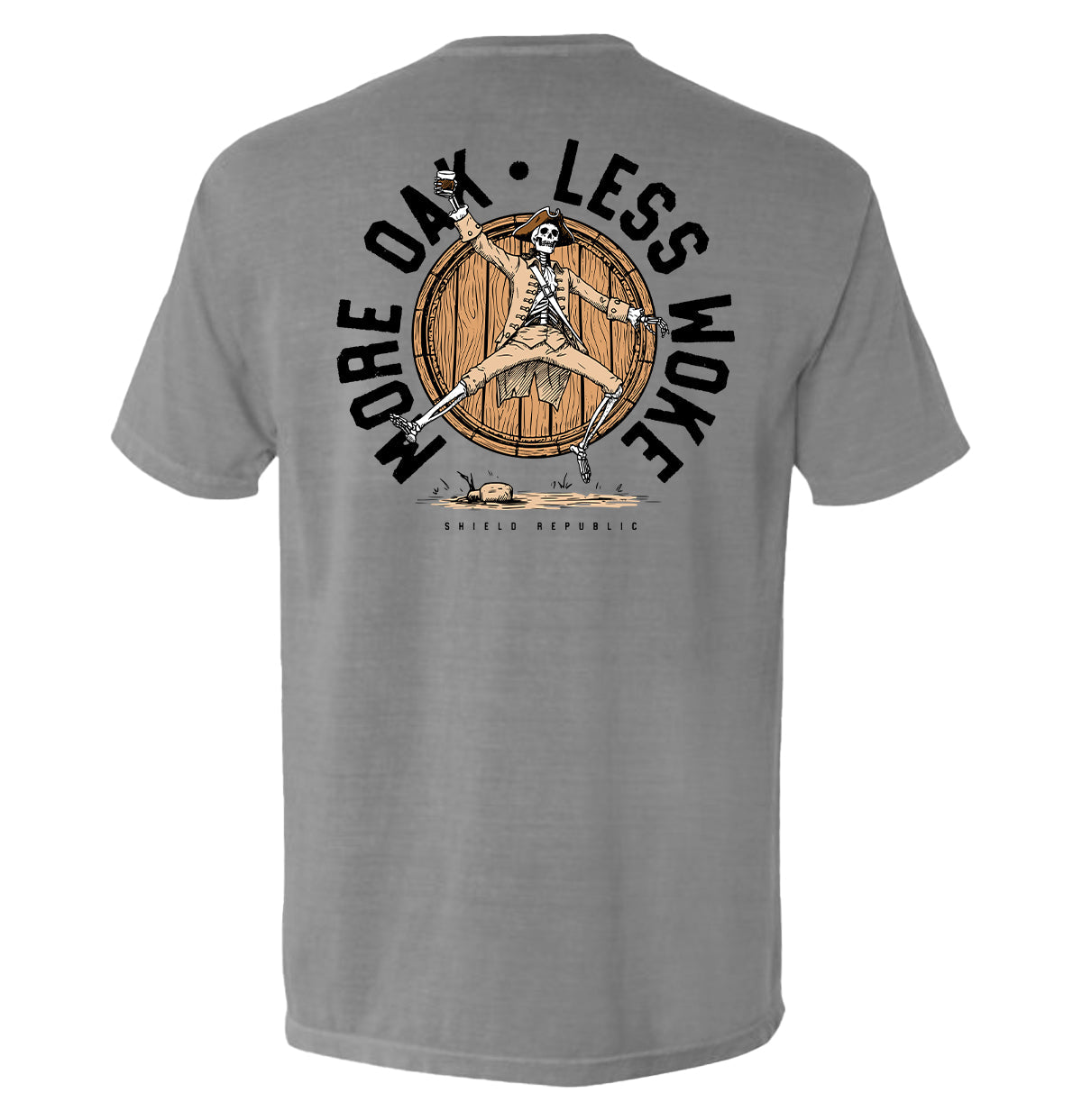 More Oak Less Woke Shield Republic