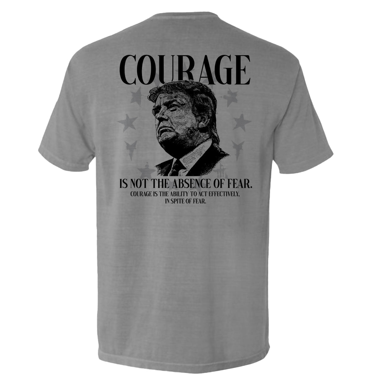 Courage Is Not The Absence of Fear Shield Republic