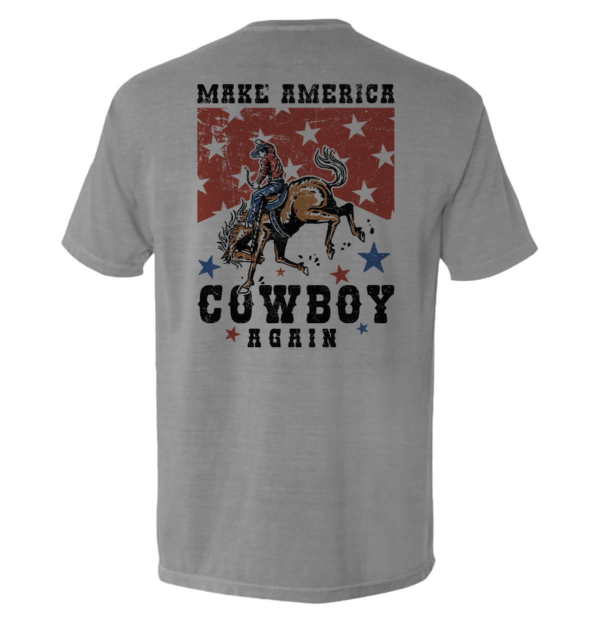 Make America Cowboy Again Shield Republic