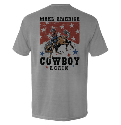 Make America Cowboy Again Shield Republic