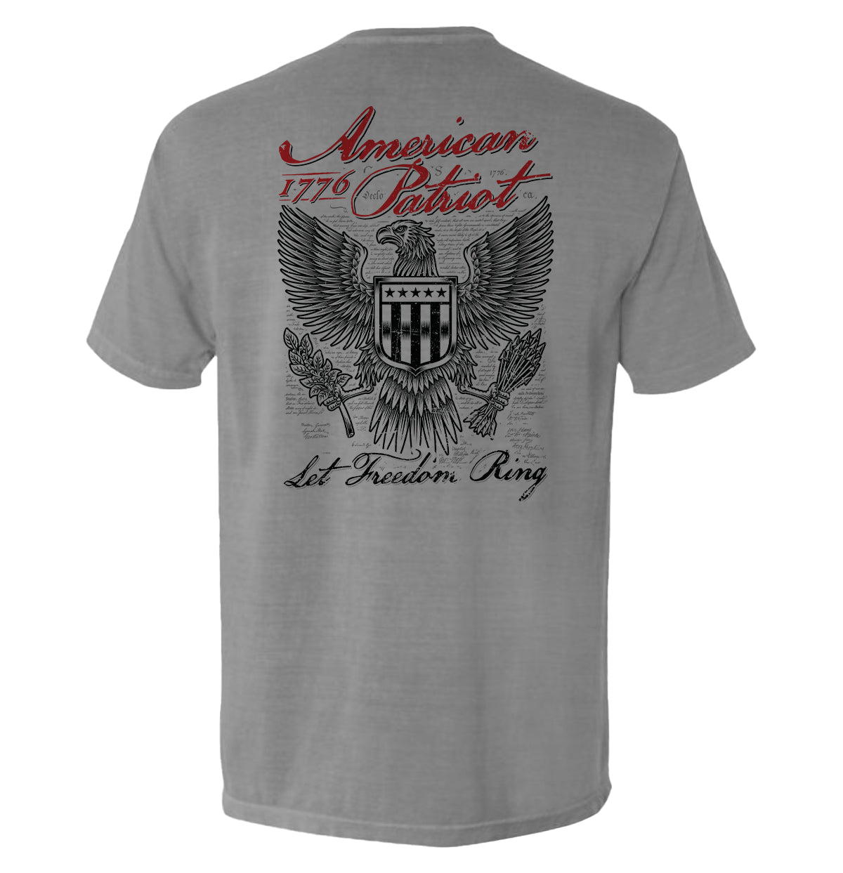 American Patriot Let Freedom Ring Shield Republic