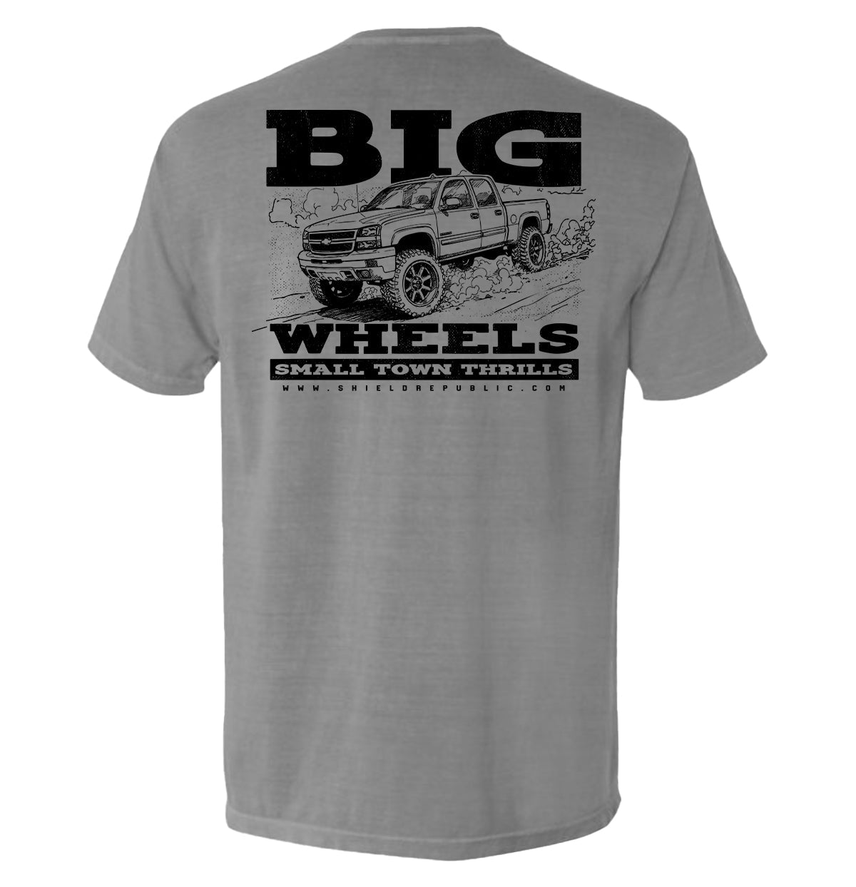 Big Wheels Small Town Thrills Shield Republic