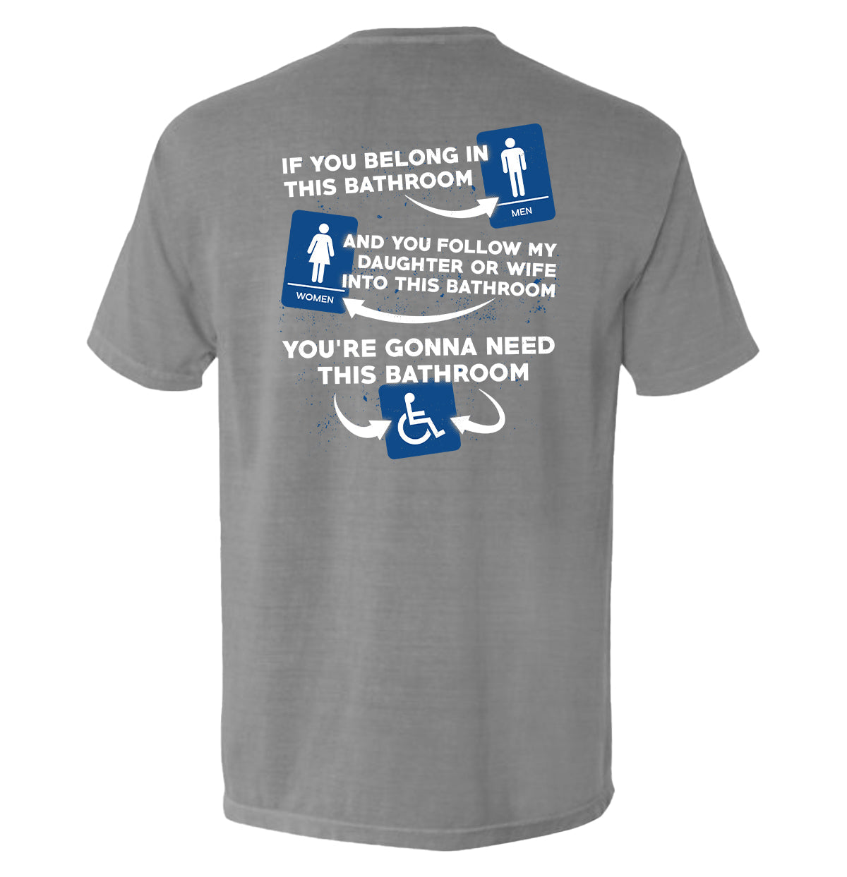 If You Belong In This Bathroom Shield Republic