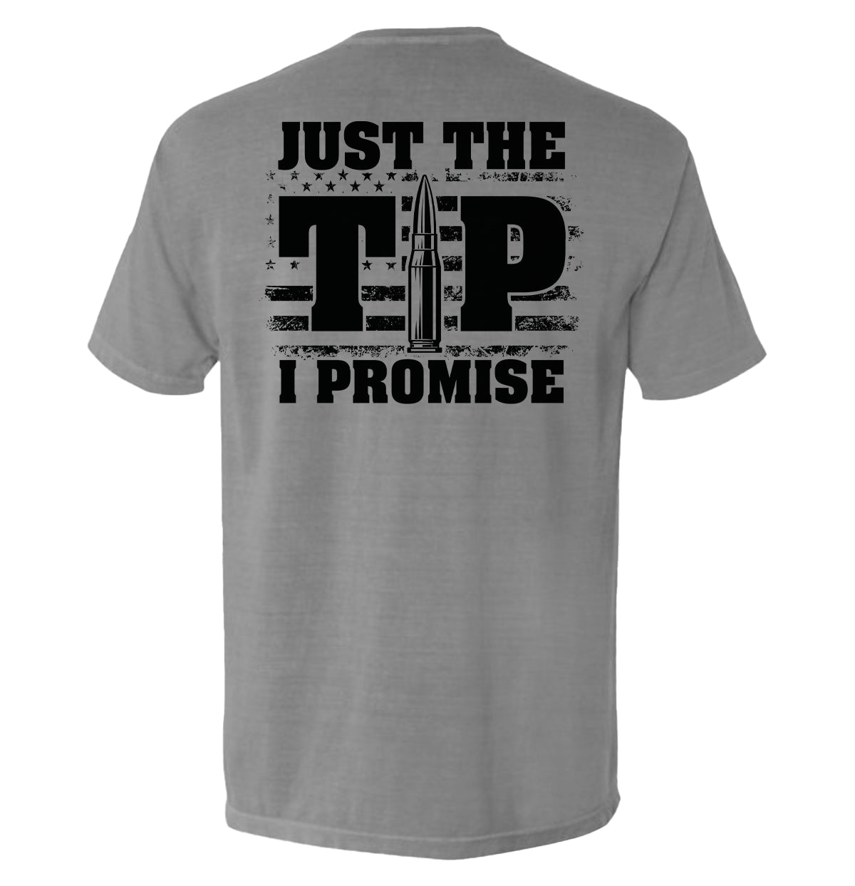 Just The Tip I Promise Flag Shield Republic