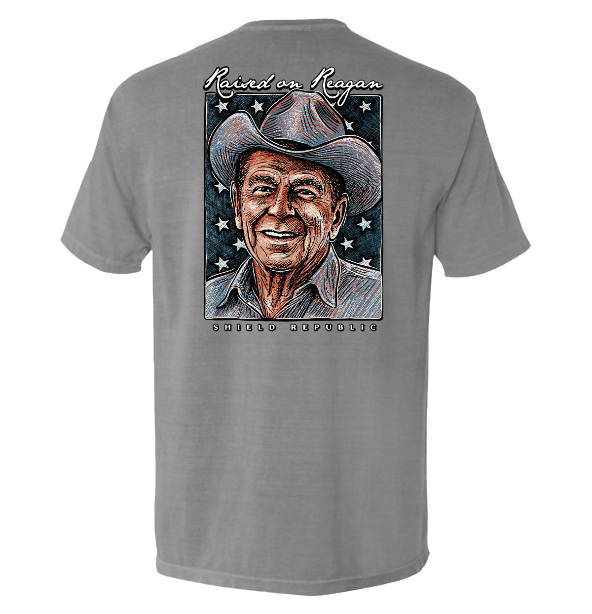 Raised on Reagan Shield Republic