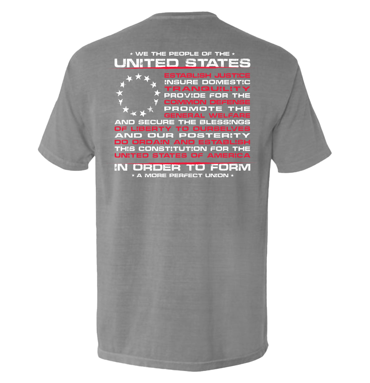 We the People of the United States of America In Order to Form a More Perfect Union Shield Republic