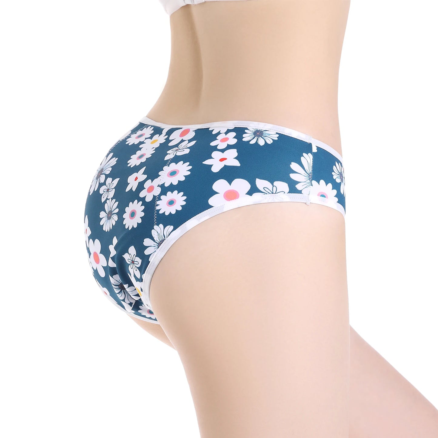 Shanhao Print Menstrual Panties Teens Organic Cotton Bragas Menstruales Biodegradable Bamboo Period Panties for Women NovaCart