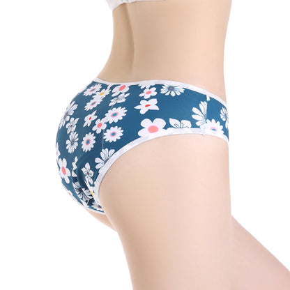 Shanhao Print Menstrual Panties Teens Organic Cotton Bragas Menstruales Biodegradable Bamboo Period Panties for Women NovaCart